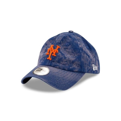 Sapca New Era New York Mets MLB Hand Brush Wash Casual Classic Adjustable - Albastri